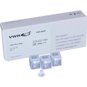 Jednorázové nádobí Krycí sklo 20x20 krabička 100ks 72120