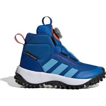 Chlapecké tenisky Dětské Vysoké boty ADIDAS FORTATRAIL BOA K JR3106 – Tmavě modrá 38