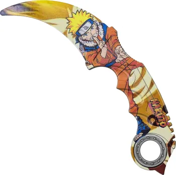 AF Tréninkový karambit "GAMES AND ANIME" s ložiskem Barva: Naruto