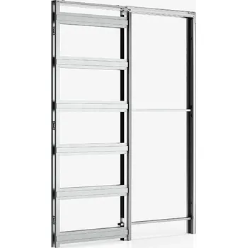 Stavební pouzdro Ermetika EVOKIT SDK jednokřídlé 600/1970 mm, do sádrokartonu, Tl. příčky: 125 mm