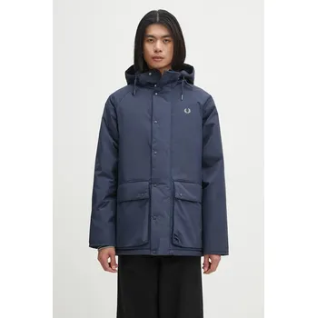 Bunda Fred Perry tmavomodrá barva, zimní, J8519, L, 59X