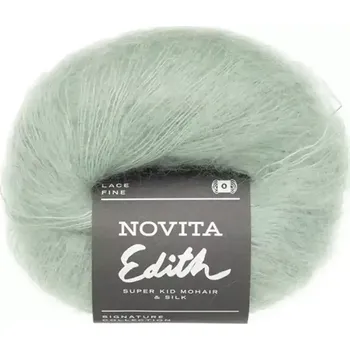Příze Novita Edith 3061 Šalvějová (Mohérová příze Edith Dichter )