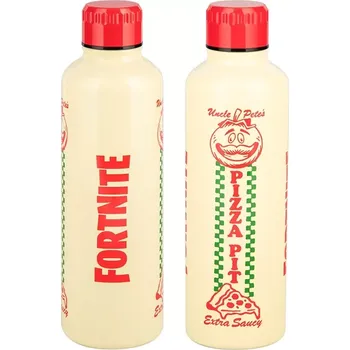 Fortnite - Pizza Pit - nerezová láhev na pití