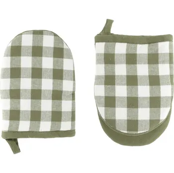 Chňapka Bavlněné kuchyňské rukavice v sadě 2 ks Gingham – Tiseco Home Studio ID_1804281