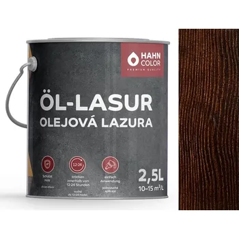 Olej na dřevo Hahn Color OLEJOVÁ LAZURA 2,5L OL-11 Týk - Teak