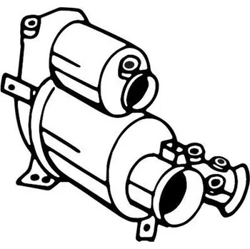 Filtr pevných částic Filtr sazových částic, výfukový systém BOSAL 097-556