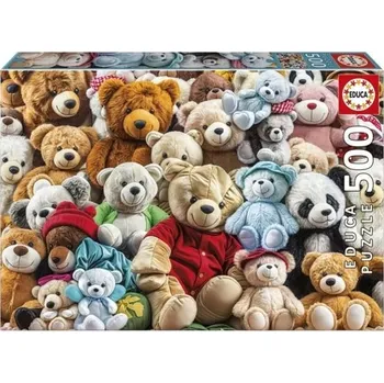Puzzle Puzzle Plyšoví medvídci 500 dílků