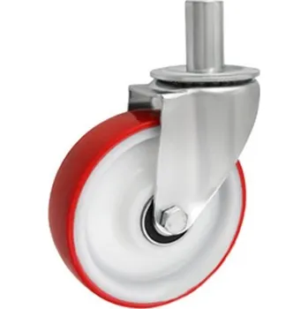 Pojezdové kolečko Plastové kolo 160 mm otočná vidlice s čepem