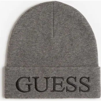 Čepice Pánské Zimní čepice GUESS CAP AM8858WOL01-GRY – Šedá L