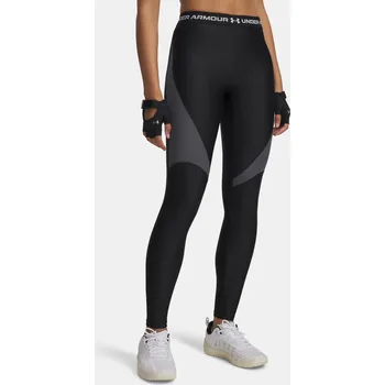 Dámské legíny Dámské legíny Under Armour UA HG Rib Legging-BLK - Dámské Under Armour černá | šedá 3404559