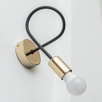 Nástěnné svítidlo Nástěnné svítidlo OXFORD 1xE27/15W/230V zlatá/černá