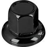 Krytky šroubů kol z leštěné černé nerezové oceli Ø 32 mm, 40ks Lampa Italy