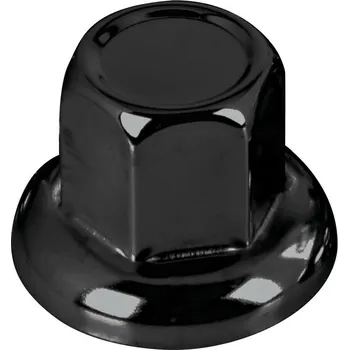 Tuning Krytky šroubů kol z leštěné černé nerezové oceli Ø 32 mm, 40ks Lampa Italy