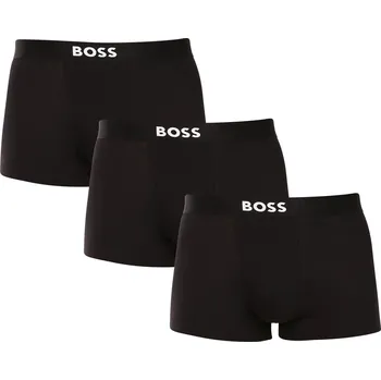 3PACK pánské boxerky BOSS černé (50549832 979) XXL Možnost vrácení zboží ZDARMA do 120 dnů!