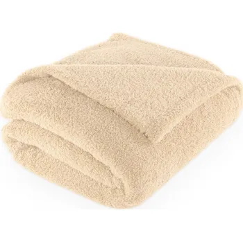 deka Béžová deka z mikroplyše 150x200 cm Cocoon – Tiseco Home Studio ID_1804309