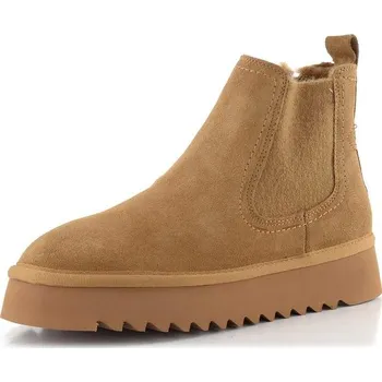Dámské kozačky Tamaris kožený chelsea kotník camel 1-26419-45 - 41 | P697393