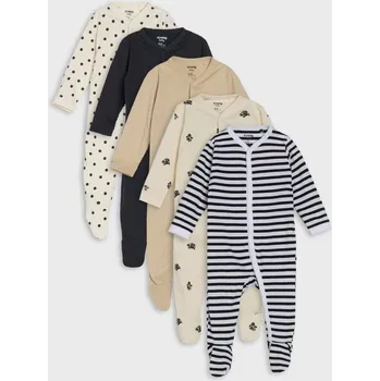 Dívčí spodní prádlo Sinsay - 5-pack pyžam - bílá - 077EU-00X - 077EU-00X-74