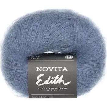 Příze Novita Edith 1231 Modrošedá (Mohérová příze Edith Traum )