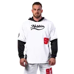 Nebbia Tričko s kapucí PLAY BIG 376 bílá - XXL