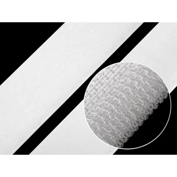 Zip Suchý zip samolepící bílý - varianty 20 až 100mm Rozměry: 20mm komplet