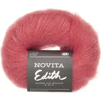 Příze Novita Edith 2711 Korálová (Mohérová příze Edith Ehre )