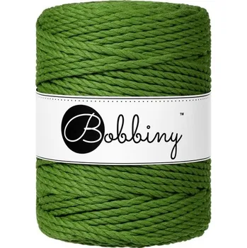 Příze Bobbiny bavlněná šňůra na macramé 3ply XXL Moss-Green
