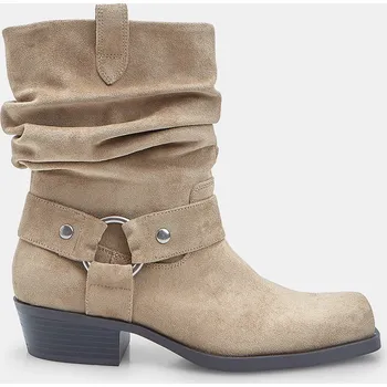 Dámská zimní obuv Baťa westernová dámská kozačka béžové, vel. 37