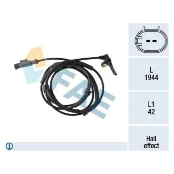Přislušenství brzdového systému Snímač, počet otáček kol FAE 78432