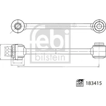 Zavěšení kol Tyč/vzpěra, stabilizátor FEBI BILSTEIN 183415