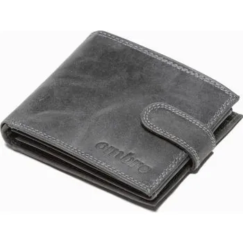 Peněženka Pánská kožená peněženka CONOR černá