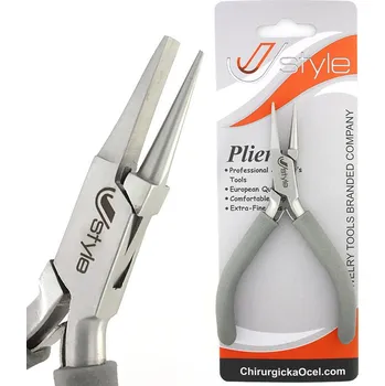 Hobby drát Kleště z nerezové oceli Ketlovací/Ploché - 13cm - 1Ks