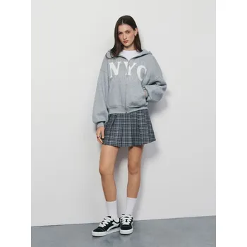 Dámská mikina Mikina na zip s kapucí - S - House - světle šedá - 540GS-09M