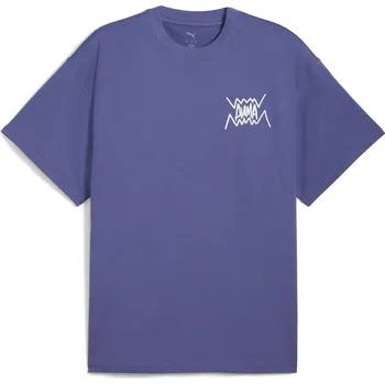 Pánské tričko Pánské Tričko s krátkým rukávem PUMA JAWS CORE TEE II 63049304 – Fialová XL