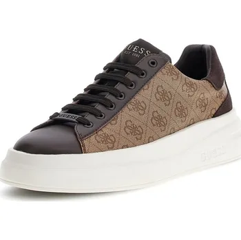 Pánská obuv Pánské Tenisky GUESS ELBA FMPVIBFAL12-BEIBR – Hnědá 44