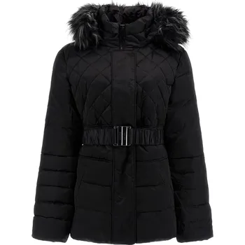 Dámská Zimní prošívaná bunda GUESS LAURIE DOWN JACKET W2BL60WEX52-JBLK – Černá XL