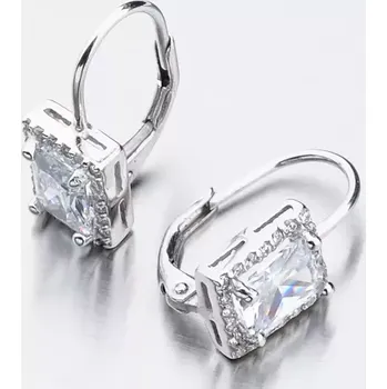 Náušnice Dámské náušnice stříbro 925 zirkon visací PKL-2035