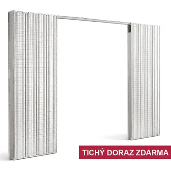 Stavební pouzdro ERKADO Stavební pouzdro dvoukřídlé 1400/2100 mm, do sádrokartonu, Tl. příčky: 125 mm
