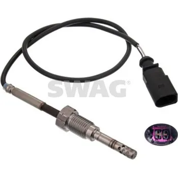 Autoelektrika Čidlo, teplota výfukových plynů SWAG 30 94 9264