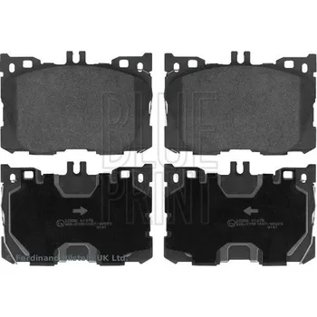 Brzdová destička Sada brzdových destiček, kotoučová brzda BLUE PRINT ADU174241