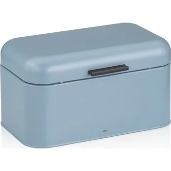 chlebník KELA Chlebník FRISCO kov modrý 30 x 18 x 16,5 cm KL-12845