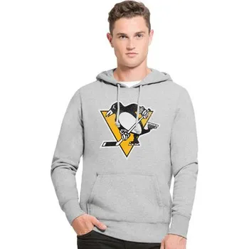 Pánské oblečení Mikina 47 Brand Knockaround Headline NHL Pittsburgh Penguins Provedení: L, šedá