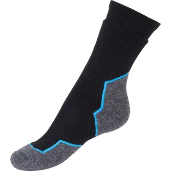 Dámské ponožky Dámské merino ponožky s extra teplou podrážkou HAGA SAFA - modré Velikost: 37-40