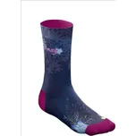 Cyklistické ponožky CRAZY CARBON SOCKS ALLIUM FLOWER 35-38