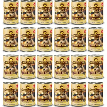 Krmivo pro psa WOLFSBLUT Wild Duck Duck with potatoes - vlhké krmivo pro psy - 24x395g