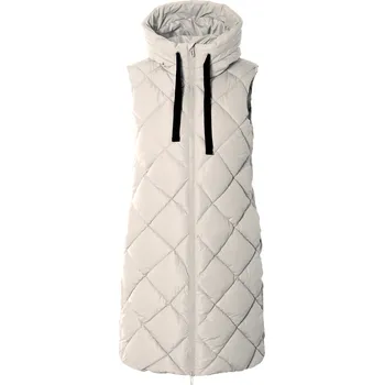 Dámská vesta esmara® Dámská prošívaná dlouhá vesta (béžová, L(44/46))
