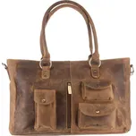 Kožená kabelka Greenburry 1916-25 hnědá