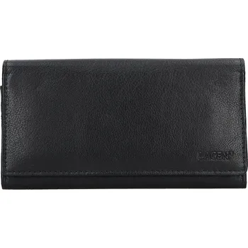 Peněženka Dámská kožená peněženka LAGEN V-13 černá