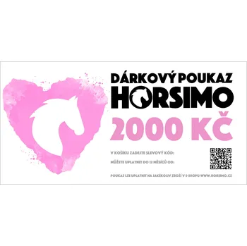 Dárkový potravinový koš HORSIMO VOUCHER Valentýnský dárkový poukaz 2 000 Kč E-MAILEM