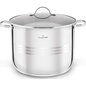 Hrnec Vysoký hrnec z nerezové oceli s poklicí Starke Pro Barcelo 15 l