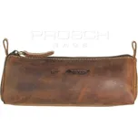 Kožené pouzdro na tužky Greenburry1789B-25 hnědé